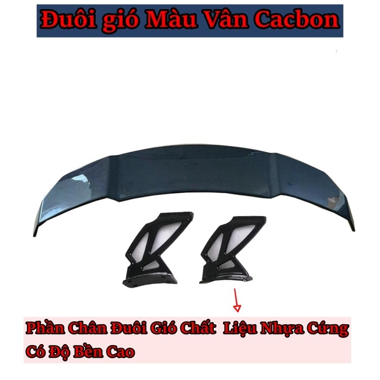 SIÊU GIẢM GIÁ Đuôi Gió Thể Thao Lắp Chung Cho Các Dòng Xe  sedan, suv, BMW, Audi , Mec,accent, i10,..