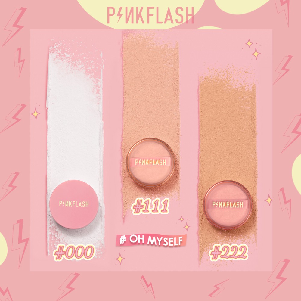 [Hàng mới về] Phấn Phủ Dạng Bột Pinkflash Kiềm Dầu Không Thấm Nước Lâu Trôi | BigBuy360 - bigbuy360.vn
