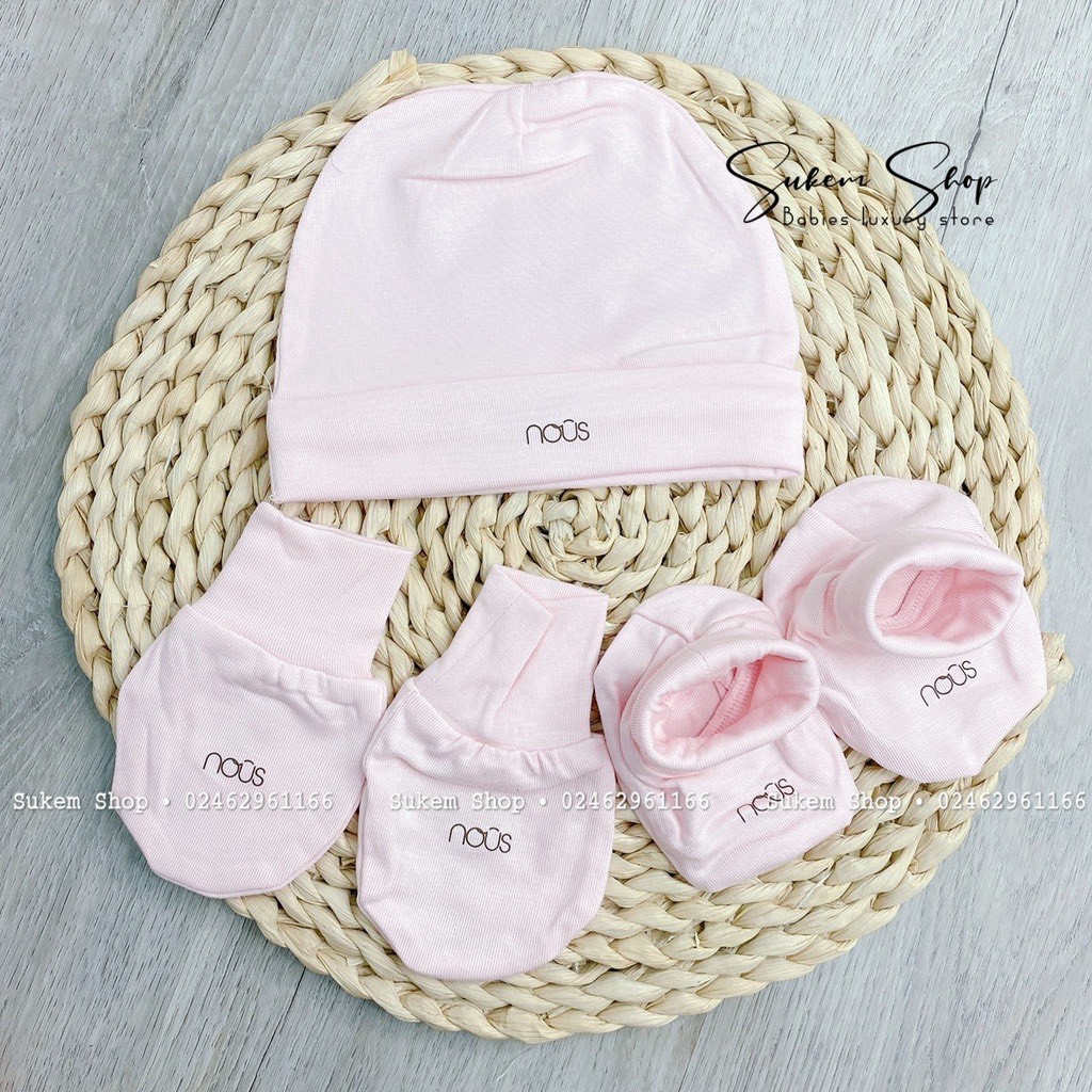 Mũ tay chân NOUS sơ sinh 0-3M