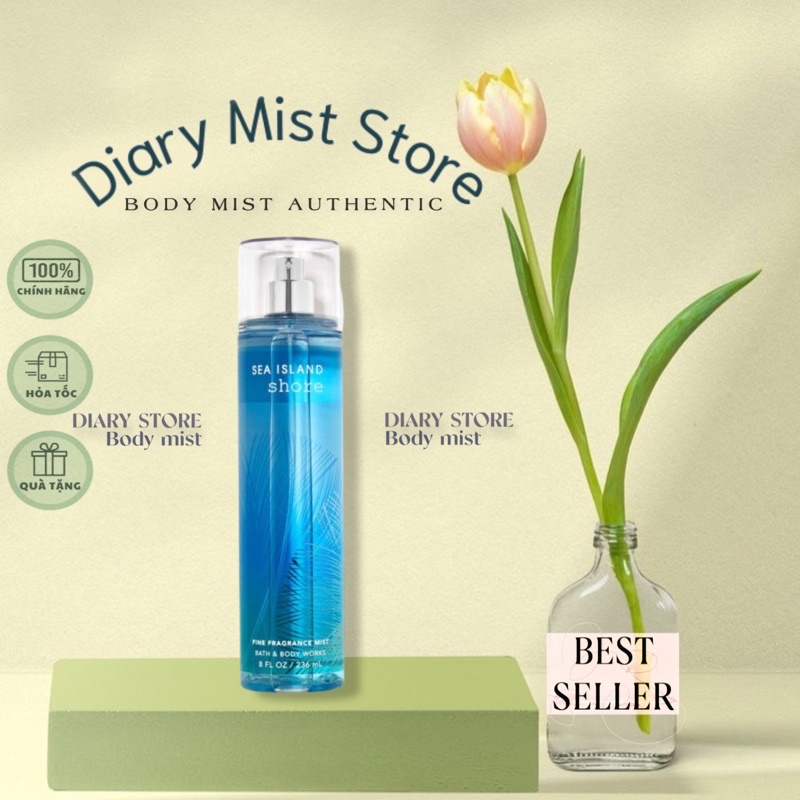𝐃𝐢𝐚𝐫𝐲𝐦𝐢𝐬𝐭.𝐬𝐭𝐨𝐫𝐞 Xịt Thơm Toàn Thân Bath and Body Works Sea Island Shore