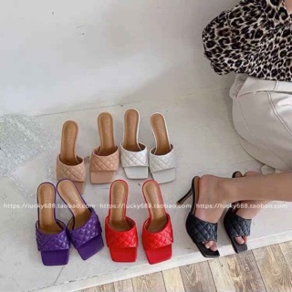 Giày cao gót đan dây hot 2020