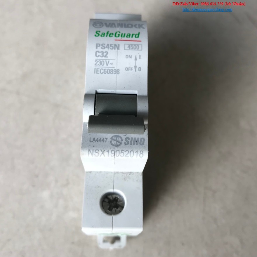 Aptomat  Sino 1 cực 2 cực, chính hãng