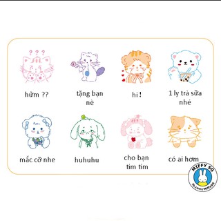 Mộc in hoạt hình siêu cấp dễ thương