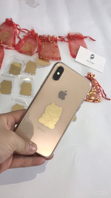 Mèo thần tài mạ vàng 24k rước lộc vào nhà , Hổ thần tài - TD12