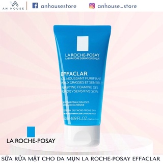 Sữa rửa mặt cho da mụn La Roche Posay Effaclar 50ml