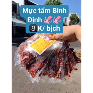 Mực tẩm đặc sản Bình định