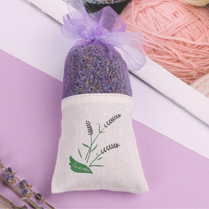 Túi Thơm Hoa Oải Hương Túi Thơm Hoa Lavender KhôTúi Thơm Nụ Hoa Khô