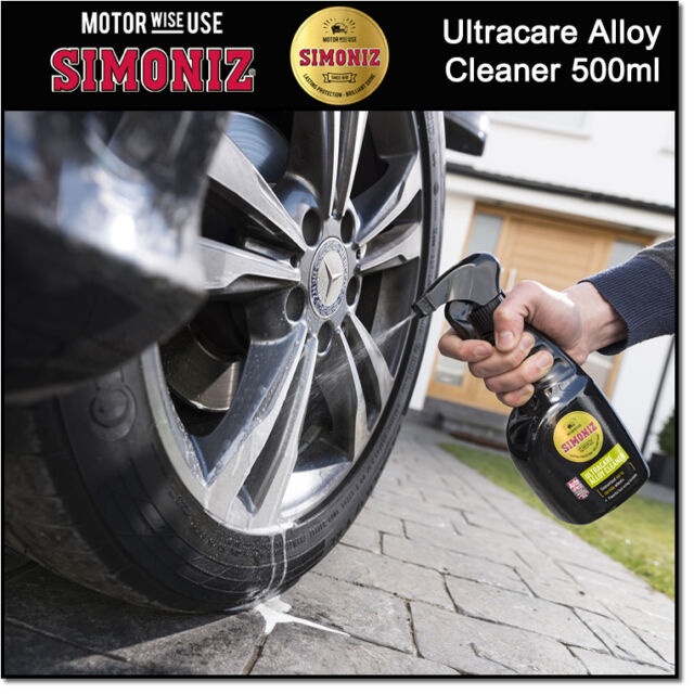 Chai xịt đánh bóng mâm (vành) xe dạng xịt Simoniz Ultracare Alloy Cleaner 500ml