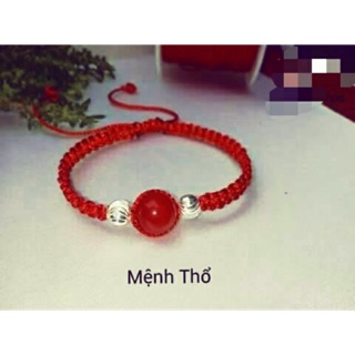 Vòng tay chỉ đỏ mix đá phong thuỷ