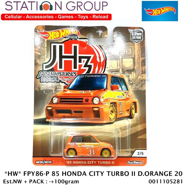 Hot Wheels Mô Hình Đồ Chơi Xe Hơi Honda City Turbo Ii Dark Orange 20 Historics 3 Fpy86-p 85