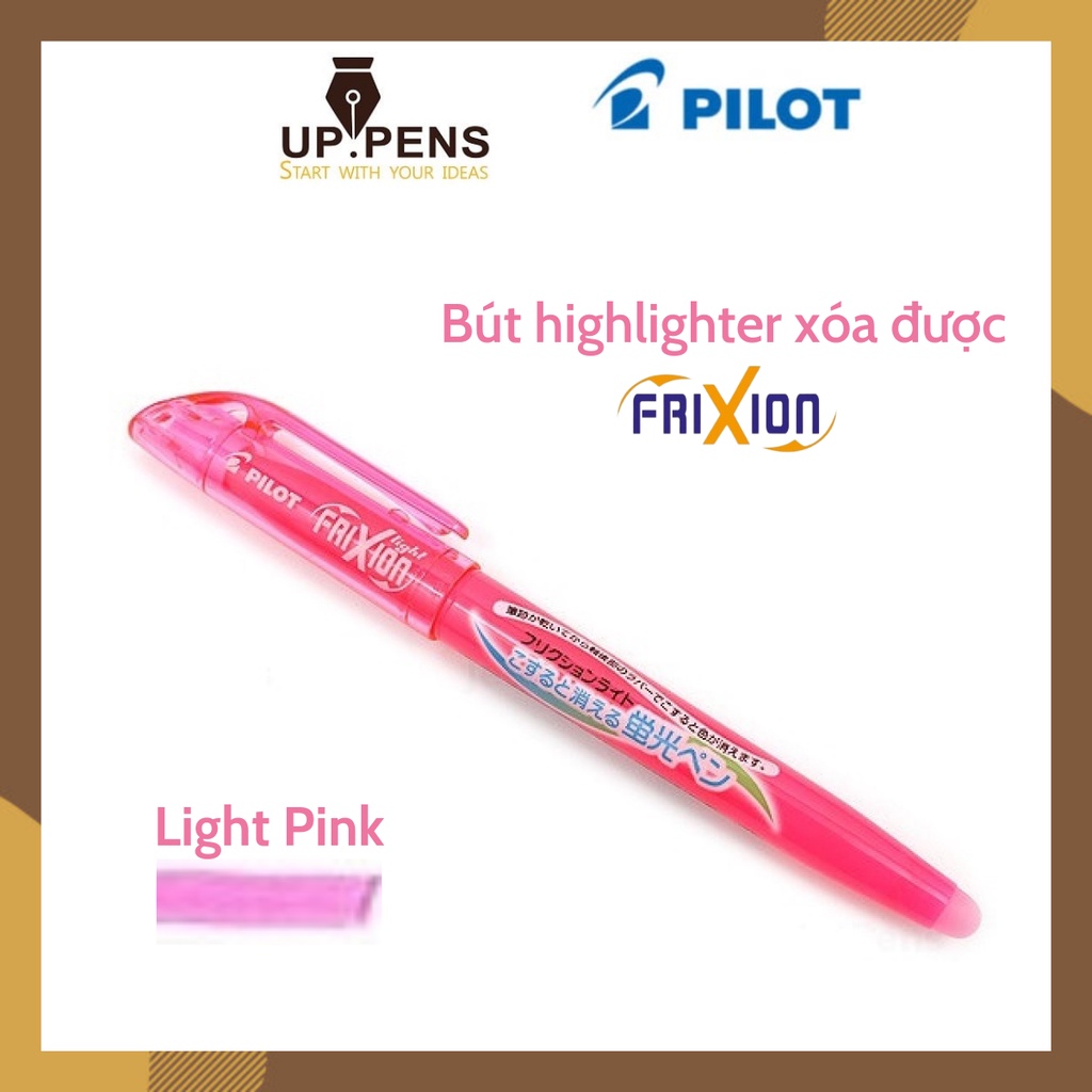 Bút dạ quang xóa được Pilot FriXion Light Erasable Highlighter- Màu hồng (Light Pink)