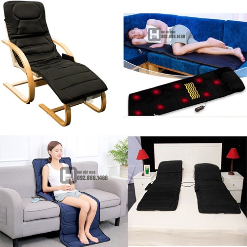 đệm massage toàn thân chính hãng nguồn gôc xuất xứ nhật bạn BH 12 tháng