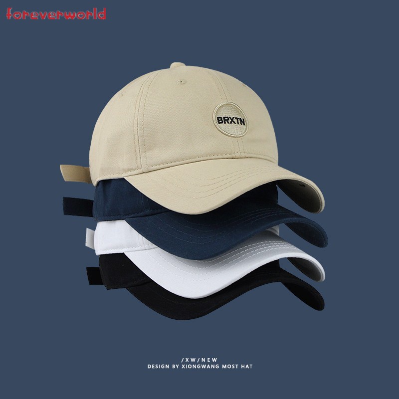 Mũ lưỡitrai nam nữ đa dạng Vòng tròn thêu chữ cái mũ lưỡi trai form unisex nam nữ