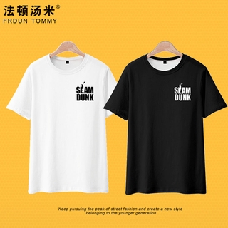 Áo Thun Ngắn Tay In Hình Hoạt Họa Slam Dunk Cá Tính Cho Nam