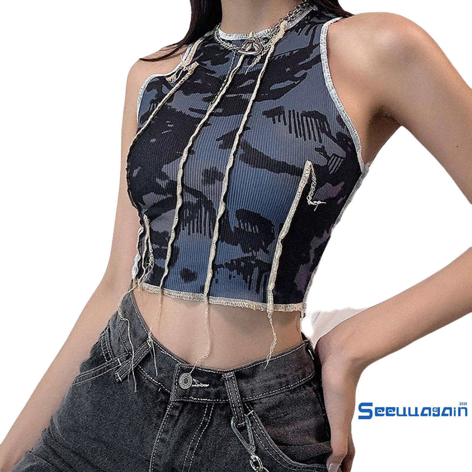 Áo Crop Top Không Tay Thời Trang Cho Nữ | BigBuy360 - bigbuy360.vn