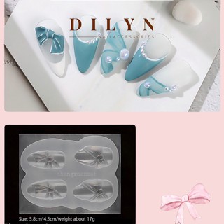 Phụ Kiện Nail - Khuân Làm Charm Nơ Gắn Móng Trang Trí