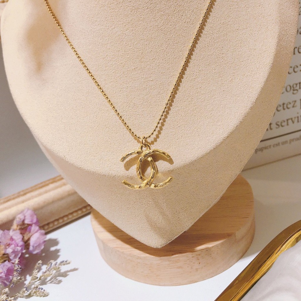Dây Chuyền Mặt Hình Chữ C Thời Trang Dành Cho Nữ