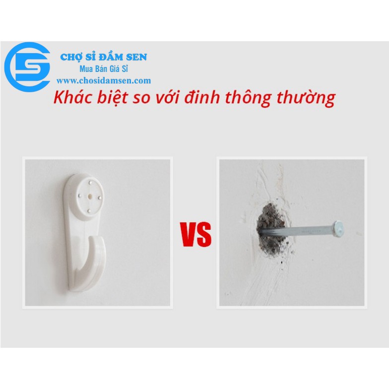 Đinh treo khung tranh, đinh 3 chân 4 chân treo tranh ảnh, móc chìa khóa,móc treo đồ đóng tường tiện lợi không cần khoan