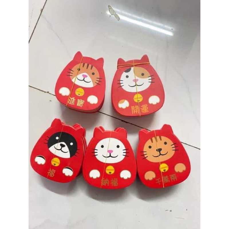 Bao Lì Xì Chibi 2021-Lì Xì Tết Hoạt Hình,Tân Sửu-Loại 1-Có Bao Kính