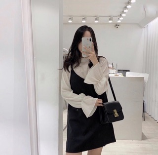 Set áo voan - yếm đen