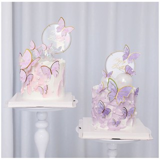 trang trí bánh set 10 con bướm (giao mẫu ngẫu nhiên)