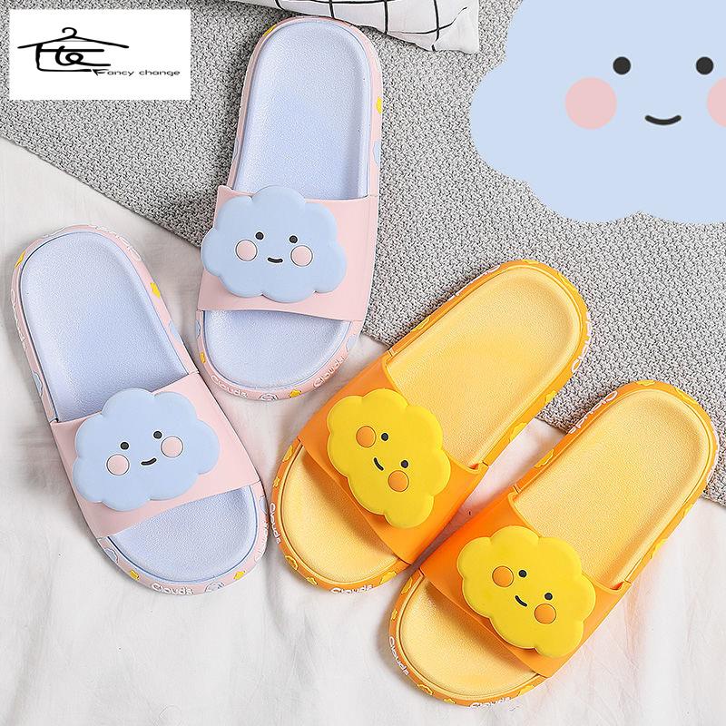 Dép Đi Trong Nhà Đế Mềm Chống Trượt Họa Tiết Hoạt Hình Thời Trang Mùa Hè Cho Nữ