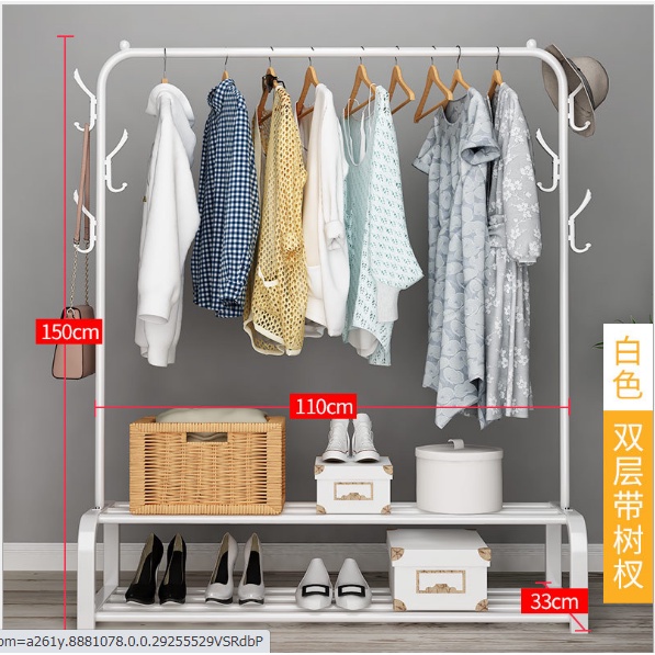 Kệ treo quần áo mẫu mới khung thép chắc chắn