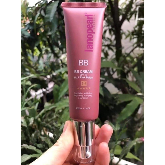 [5 IN1] Lanopearl BB Cream Kem Nền, dưỡng ẩm, làm sáng da, chống lão hóa, chống nắng làm hồng cho da