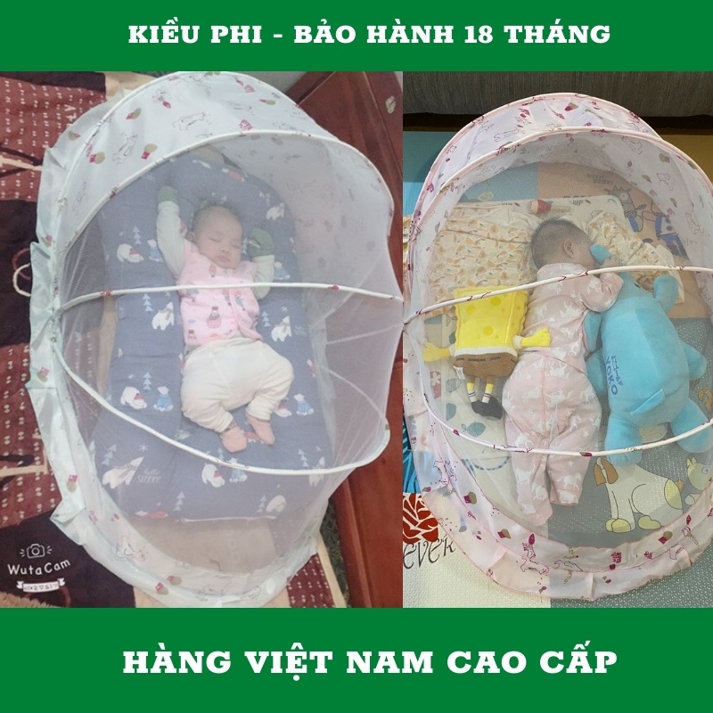 Màn chụp Kiều Phi chống muỗi cho bé cao cấp gấp gọn tự bung Kiều Phi