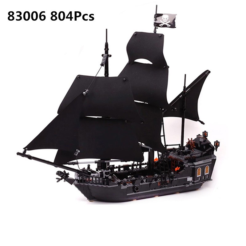 Mẫu Lắp Ráp  4184 Tàu Ngọc Trai Hủy diệt Pirates Of The Caribbean The Black Pearl 16006  King 83006