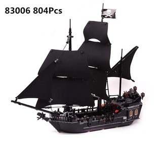 Mẫu Lắp Ráp  4184 Tàu Ngọc Trai Hủy diệt Pirates Of The Caribbean The Black Pearl 16006  King 83006