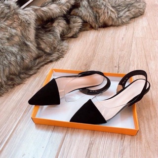 Sandal bệt quai trong vá mũi siêu xinh