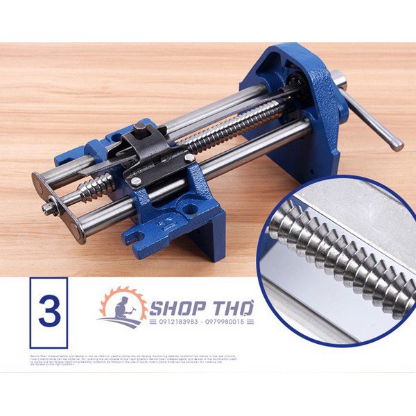 Eto kẹp bàn cỡ 7''- Vise Quick Release