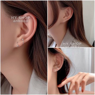 khuyên thép titan xoắn 2 đàu tròn không dị ứng