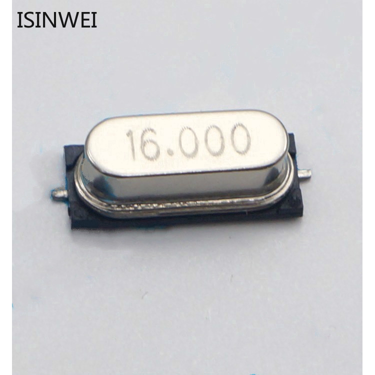 10 Thiết bị dao động SMD 49S 16M 16MHZ 16.000MHZ HC-49S