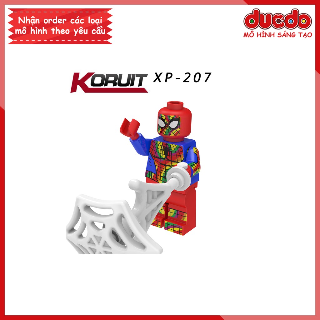 Minifigures các nhân vật Spider Man người nhện xa nhà - Đồ chơi Lắp ghép Xếp hình Mini Iron Man Mô hình KORUIT KT1028