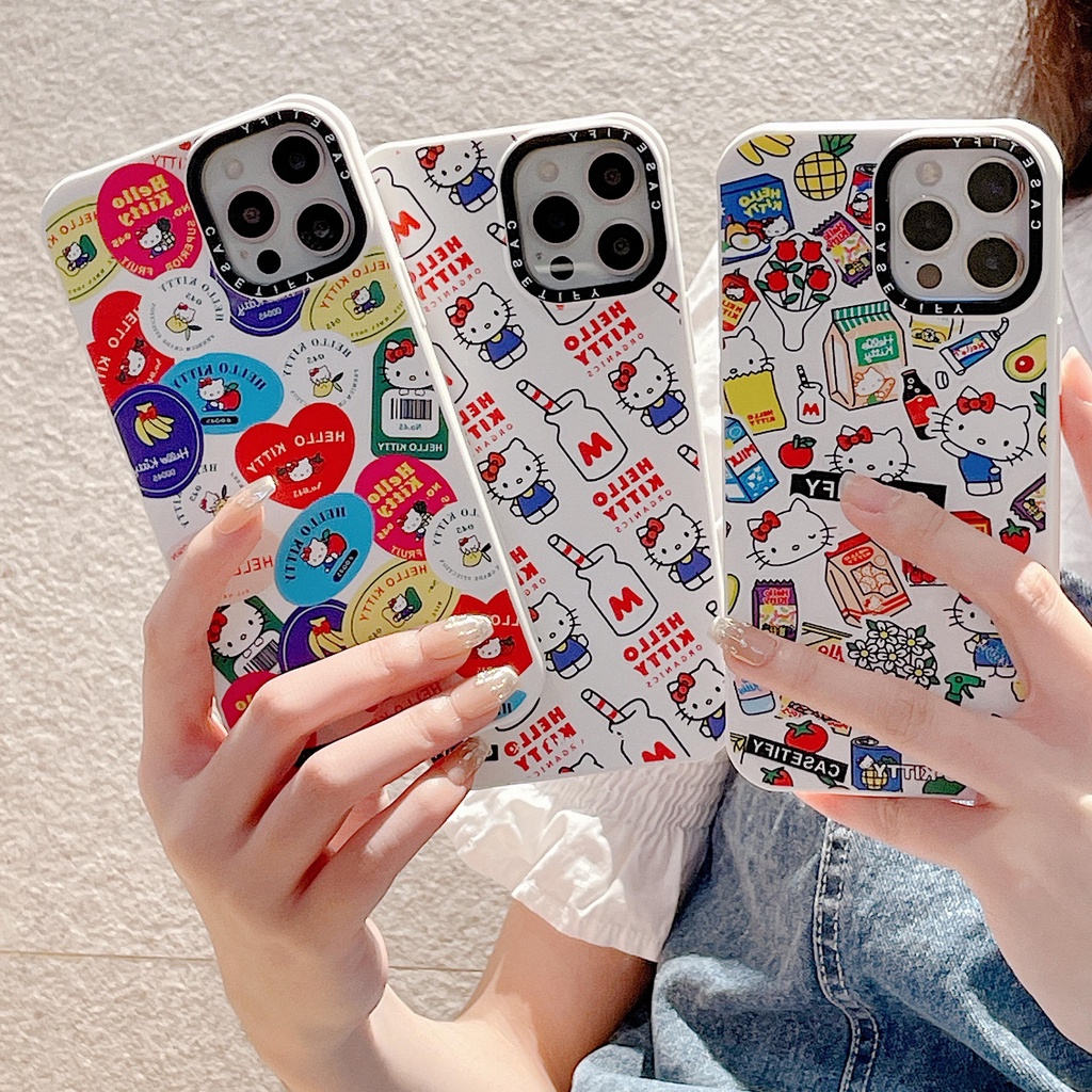Ốp Điện Thoại Họa Tiết Hello Kitty Dễ Thương Cho iPhone13Pro iP12Pro XS iPhone11 12Promax 13Promax 11 12 13 7P