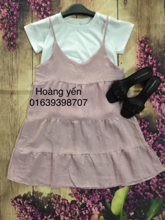 Set váy bầu bí bon chen nha