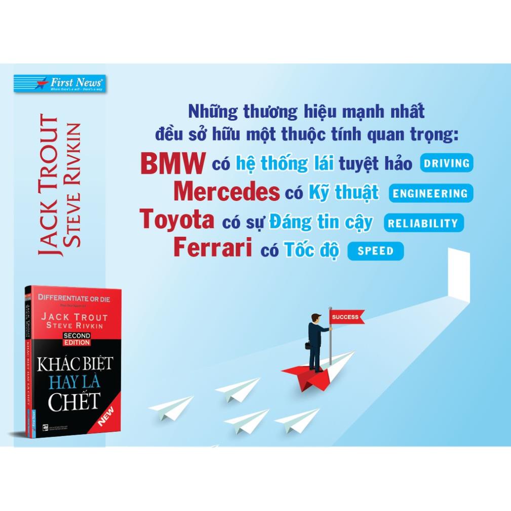 Sách - Khác Biệt Hay Là Chết - First News 2021