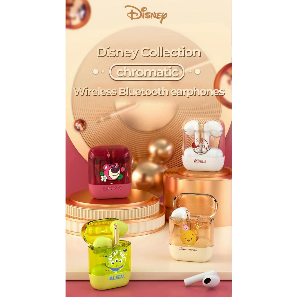 Tai Nghe Bluetooth 5.3 Không Dây Có Mic Hai Chế Độ Cảm Ứng Disney TZW1 TWS không thấm nước