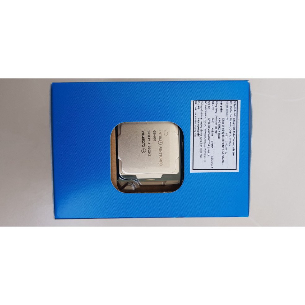 S12 ME CPU Intel Pentium G6400 4.0GHz 4MB cache socket 1200 chính hãng Viết Sơn cung cấp 13 S12