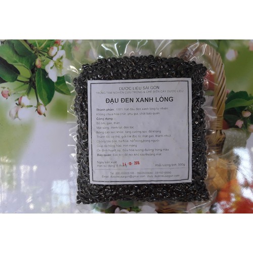 ĐẬU ĐEN HẠT NHỎ XANH LÒNG - 1KG