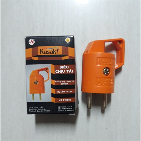 Phích cắm điện chịu tải cao 3000w Kasaki