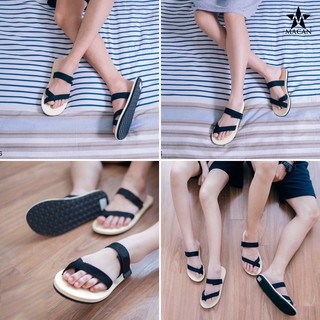 Dép bệt nam Macan màu sữa