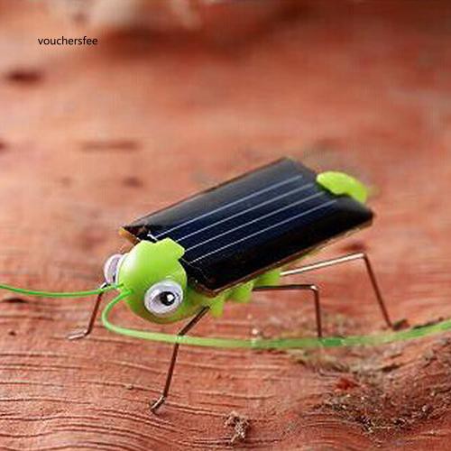 Creative Fun Solar Power Robot Insect Locust Grasshopper Kids Educational Toy
