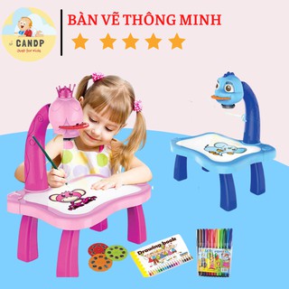 Bàn vẽ có đèn chiếu sáng thông minh cho bé giúp bé tập vẽ tập tô Đèn vẽ thông minh cho bé Đồ chơi cho bé gái bé trai