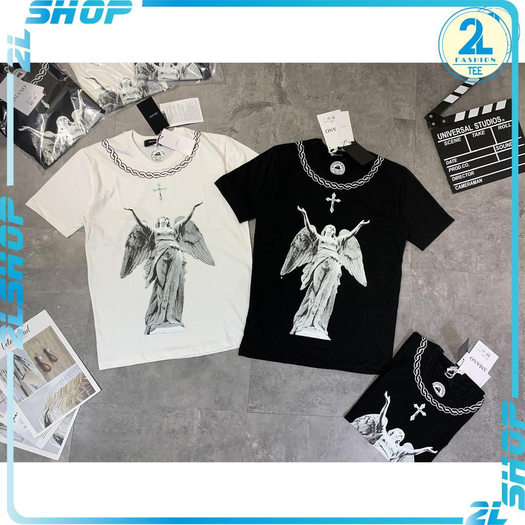 Hình thật - Áo thun unisex form rộng mikenkoo chất cotton co giãn nhẹ không bay màu phong cách hàn quốc,áo phông nam | BigBuy360 - bigbuy360.vn