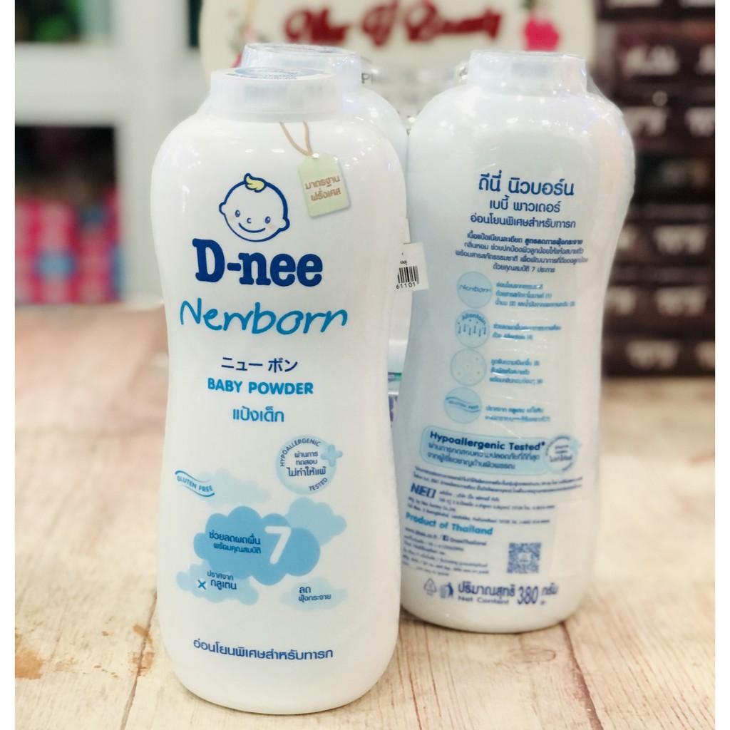 Phấn Rôm Em Bé Dnee Thái Lan D-nee Baby Powder 380g