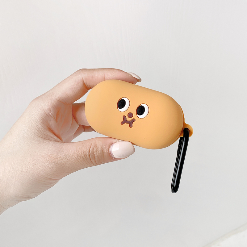 Vỏ bảo vệ hộp sạc tai nghe Samsung GALAXY BUDS+ R175 bằng silicon in họa tiết hoạt hình dễ thương