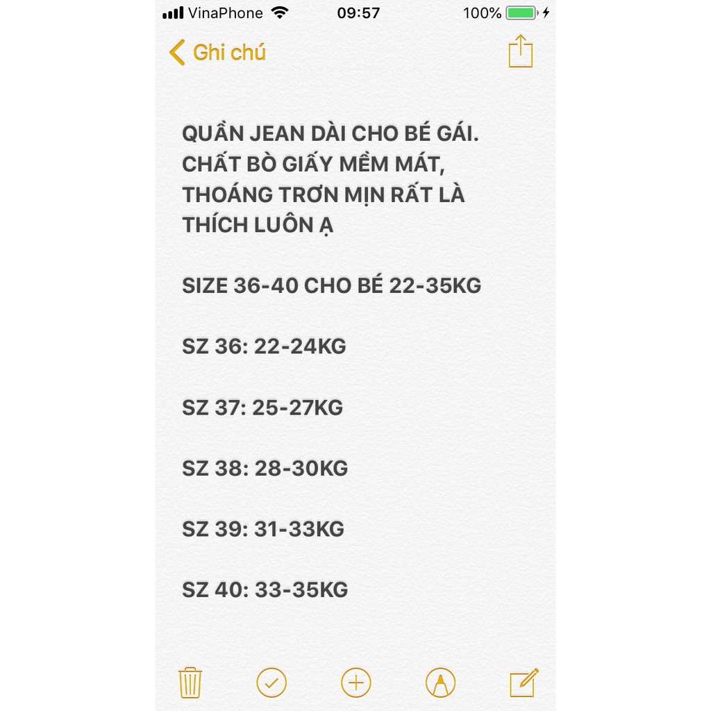 Quần jeans dài ống xuông sang chảnh cho bé gái 20-40kg